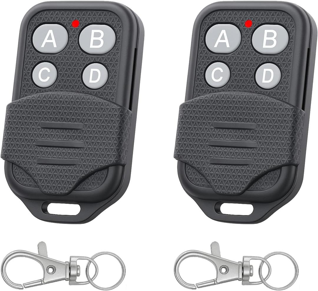 RAQUEL 2 Remote work for Genie & Overhead Intellicode Garage Door Opener Remote with Keychain,Replacement GIT-1/ACSCTG Type 1,GIT-3/ACSCTG Type 3, 4-Button