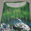TMSD Women's Mardi Gras St Patrick's Day Sweatshirt Raglan Sleeve Crew Neck Top, XXL