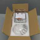 Ntsunxeko Brshed Nickel Wall Sconce Light, Modern Sconces Wall Lighting, 1 Light Globe Bathroom Vanity Lighting with Opal Glass Shade, Wall Light for Bedroom Bathroom Living Room Entryway Hallway