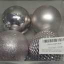 Christmas Ornaments Balls 4.7" Large Christmas Decorations Xmas Tree Shatterproof Big Pink Christmas Ball Ornaments with Hanging Loop for Wedding Holiday Halloween Party Indoor Outdoor Decor 4 Pcs