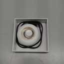 Yunseity Smart Health Ring, Sleep Monitoring Rechargeable IP68 Waterproof Fitness Tracker Smart Ring Step Counting with APP for Men for Birthday Gift