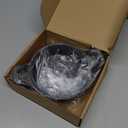 Mini Cast Iron Skillets 6.3 x 6.3 x 1.5 Inch Cast Iron Pan Small Ramekin Set Black Casserole Dish Cookware Oven Safe Mini Skillets for Kitchen Indoor Outdoor Picnic (2 Pack)