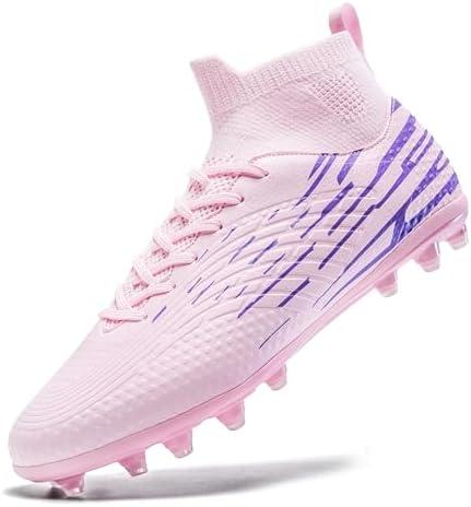 Breooes Men’s Soccer Cleats Football Boots Women's Professional Training Soccer Shoes Big Boys Girls 37