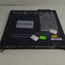 20 Inch LED Dimmable Ceiling Light Fixture 40W - Round Flush Mount Adjustable 3000K/4500K/6000K Large Kitchen Light Fixture, 4000lm Hallway Light Fixtures for Bedroom, Black