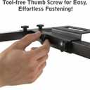 Universal Adjustable Headboard Brackets for Metal Bed Frame - Upgrade Movable Design, Heavy Duty Steel Welded Bed Frame Brackets, Footboard Extension Kit for Twin/Full/Queen/King