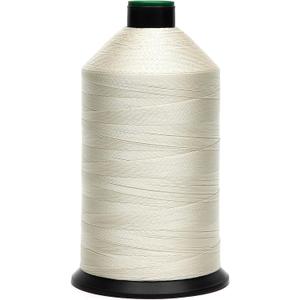 Extra Strong Bonded Nylon Thread #69 Tex70  16 OZ, 6000yds, Versatile Stitching Solution for Leather, Upholstery, Canvas Repair and More (Beige)