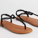 Braided T Strap Sandal SM New York 9