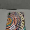 Half Round Door Mat,Semi Circle Bathroom Floor Rug,Mandala Boho Bohemian Non-Slip Welcome Entrance Way Absorbent Bath Mat,Microfiber Tufted Indoor Rug for Kitchen Living Room (Multicolor)