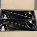 Avery Durable View 3 Ring Binder, 3 Inch Slant Rings, 4 Black Binders (17050)