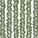 CQURE 18Pack 126Ft Eucalyptus Garland,Artificial Eucalyptus Leaves Table Greenery Garland Wreath Vines for Wedding Party Table Fireplace Bedroom Wall Room Decor