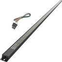 Truck Tailgate Light Strip 48" Aluminum Frame Triple Row 780 LED Strip with Red Running Brake Lights White Reverse Amber Sequential Turn Signals Strobe Lights