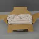 YZJZEDS Linen Tablecloth for Rectangle Table, Natural 60x120 Inch (Fit 7ft–8ft, Narrow Fit 9ft Rectangle Table) Farmhouse Neutral Tablecloth, Water Resistant Dining Tablecloths