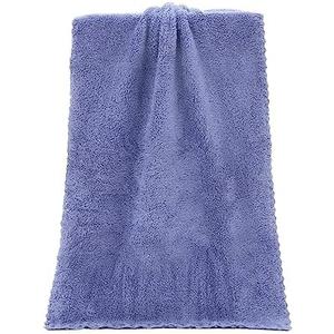 KIKBAX Home Towels Coral Towel Face Towe Washrag 38* 72cm Microfiber Absorbent Soft Comfort Breathable (Color : Navy Blue, Size : 1SIZE)