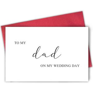 Funny Wedding Card for Dad - To My Dad on Wedding Day (89/)