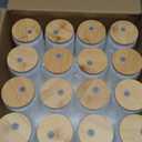 YOUKE OLA 20 Pack Sublimation Blank White Glass Cans Sublimation Beer Glass Cups with Bamboo Lids Borosilicate Glasses Tumbler Mason Jar Cups Mug with Straw for Beer, Juice, Drinks 16oz White