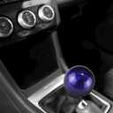 EZAUTO WRAP Marble Purple Auto Car Shift Knob Round Ball Weighted Manual Gear Stick Shifter Adapter JDM Universal