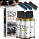 Generic Crystal Coating for Car Plastic Parts, Protects Faded Interior, Easy to Use Car Refresher (3pcs)