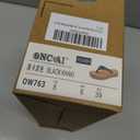 ONCAI Flip Flops for Women, Beach Thong Sandals Womens with Arch Support, Dressy Rhinestone Comfortable Yoga Mat and Non Slip Rubber Soles for Summer US Size 5-11 (8, Black/Khaki)