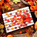 Soulchen 100 Pcs Mini Thanksgiving Leaves Figurines Fall Resin Maple Leaf for Crafts Fall Decorations Miniatures Tiny Maple Leaves Decor for DIY Fairy Garden Micro Landscaping Autumn Party Decorations