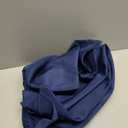 Wolkemer Large Oval Tablecloth 60 x 120 Inch Washable Fabric Table Cloth Solid Navy Blue Table Cover for Dining Wedding Party Banquet Tabletop Decoration