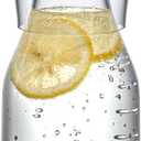 Amazing Abby - Aurora - Acrylic Bedside Carafe Set, Plastic Water Carafe with Dual-Use Tumbler/Lid, Easy-Access for the Night, Shatter-Proof, BPA-Free, Great for Bedroom, Bathroom, Kitchen, and More