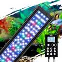 hygger 38W Aquarium Light, 24/7 & DIY Mode Fish Tank Light with Timer, IP68 Waterproof Full Spectrum, 8 Colors, 10 Brightness Day & Night Cycle Memory Function for 29-35 Inch Tank