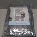 Magnetic Thermal Insulated Door Curtain, Fits Door Size 36" x 80", Center Opening, Durable Oxford Cloth&Thicken Polyester Fiber, Weighted Bottom,Temporary Door Thermal Curtains (Gray)