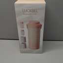 LUCKBEE Portable Breastmilk Cooler - 16oz Breast Milk Cooler Bottle with LCD Temp Display Cooling up to 24 Hours, Breastmilk Chiller with 2pcs Milk Storage Bottles, Breastfeeding Essentials for Baby (Green)