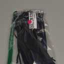 Zlulary Black Pipe Cleaners for Hair, 100 PCS Chenille Stems for Locs, Wig Weaving, DIY Halloween Decorations, Craft Supplies