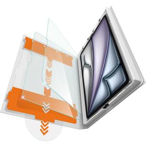 iGluz 2 Pack Tempered Glass Screen Protector for iPad Air 13 inch M4/M3/M2,(2026/2025/2024),Easy Install Box,Bubble Free,Apple Pencil Compatible,HD Clear,Scratch Resistant,Shatterproof