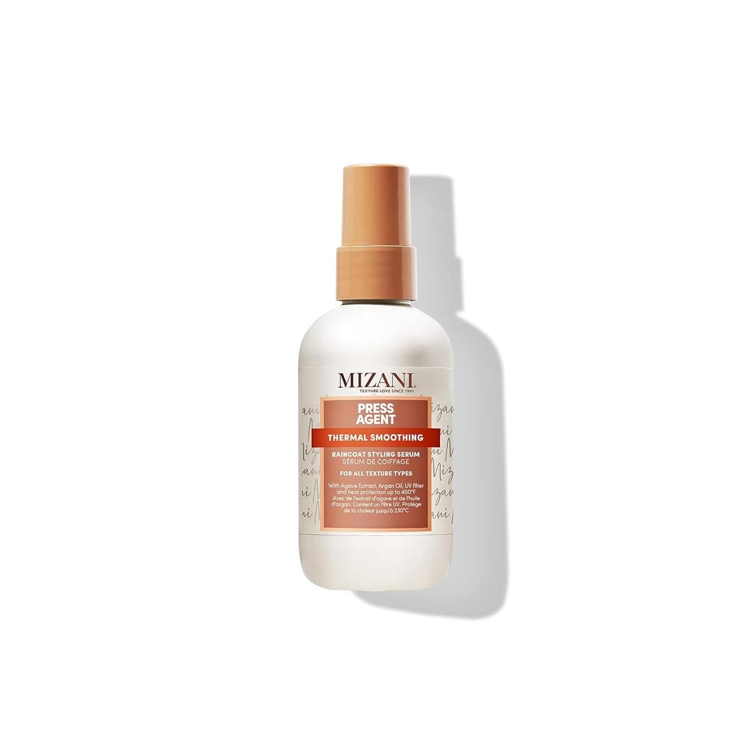 Mizani Press Agent Blow Dry Serum - Heat Styling Serum, Moisturizes & Protect Hair from Blowouts,Thermal Smoothing and Heat Protection For Dry, Frizzy Hair, With Argan Oil