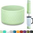 Silicone Boot for Owala Water Bottle 24 oz 32 oz 40 oz, Anti-Slip Protective Sleeve for FreeSip/Twist/Flip Stainless Steel Water Bottles Accessories (light green)