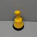 PlumbCraft 11-in. Mini Drain Plunger, Drain and Sink Plunger for Kitchen and Bathroom Drains, Drain Clog Remover with Handle, Bellows Plunger to Unclog Sink Drain, DIY Bathroom Sink Accessory