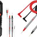 KAIWEETS HT118A Digital Multimeter TRMS 6000 Counts Voltmeter and KET20 Silicone Multimeter Test Leads with Gold-Plated Probes