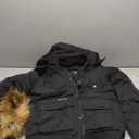 IDTALHZY Kid's Ski Jacket Waterproof Winter Coat Boy's and Girl's Fleece Snowboarding Jackets with Detachable Hood, Large