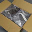 Yieach 4 Pack Clear Stackable Storage Drawers,4.4'' Tall Acrylic Drawer Containers for Organizing,Bathroom Organizers and Storage Bin Box,Plastic Makeup,Medicine Organizer Bins for Cabinet,Undersink