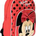 Disney Minnie Mouse Girls Minnie Mouse Backpack With Bow (One Size, Red)