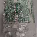 Labellezalay Full Front and Back Bodice Rhinestone Applique Patch,New Large Size 33.4" * 15.7" Decorate Appliques, Gold Silver Rose Gold Shine DIY Dress Applique Patch by Piece (YM2101-1Silver)