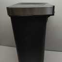 Rubbermaid Premier Series III Step-On Trash Can for Home and Kitchen, with Stainless Steel Rim, 12.4 Gallon, Charcoal, for Home/Kitchen/Garage/Apartment/Office