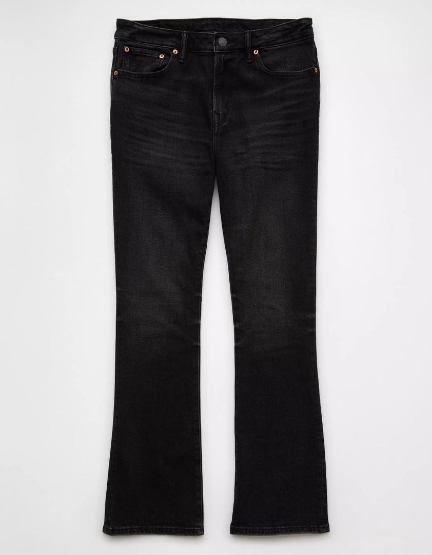 American Eagle Men's Jeans Easy Flex, Slim Boot Cut 33x32 black