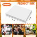Remagr 100 Pcs Filter Paper 13.5 x 24 Inch Fryer Filter Sheets for Restaurant Food Truck Food Stand Oil Filtration