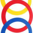 KESYOO 3pcs Acrobatic Juggling Rings Hand Throwing Circus Performance Props Hand Skills Rings for Circus Acts Juggling Toys High Performance