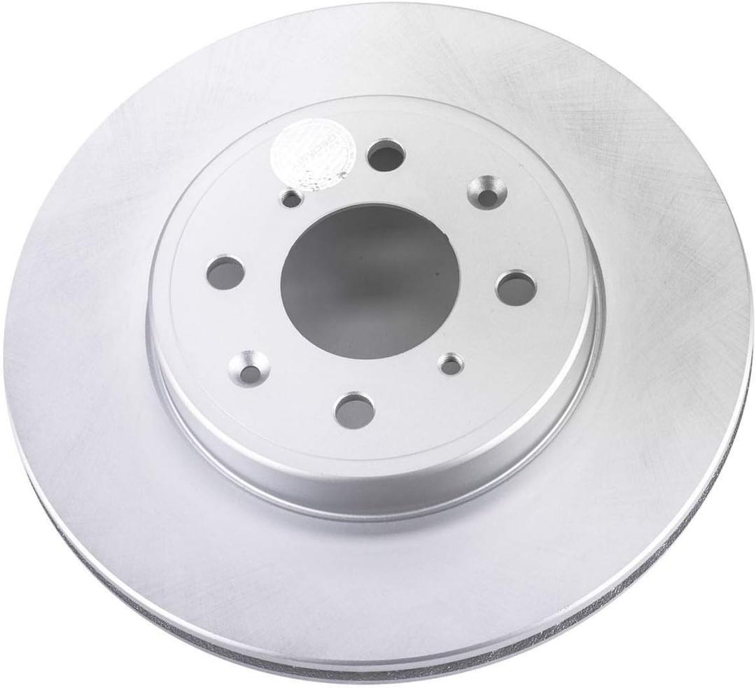 Power Stop JBR1714EVC Front Evolution Genuine Geomet Coated Brake Rotor For Honda Fit 2015-2020 [Model Specific]