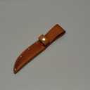 Sheath Fixed Knife Sheath, Brown basketweave leather,Fits up to 6in blade SH1135 / SH210 BROWN
