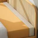 DEEPSHARK Mattress Gap Filler for King,Bed Gap Filler,Thick Headboard Gap Filler High-Density,Thick Mattress Extender,Removable and Washable CoverBeige-King-78 * 4 * 6in