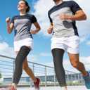 Leg Compression Sleeve - Full Length Knee Sleeve Covers Thigh, Knee and Calf, Stays in Place for Sports, Soft and Elastic for Comfort, X-Large