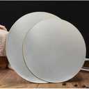 Generic [20/40/100pcs] 8 in White Cakeboard Round,Disposable Cake Circle Base Boards Cake Cardboard Pizza Plate Platter (20PCS Silvery), PAN20180020015