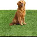 48" x 32" Fake Grass Mat for Dogs, Premium Washable Artificial Turf Grass Rug for Patio Lawn Balcony Door Dog Pet Pee Potty Training