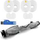 Sionlan Vacuum Roller Brush Filter Kit for Shark Rocket HV301, HV300, HV300W, HV302, HV303, HV305, HV308, HV310, UV450 Vacuum Replacement Parts