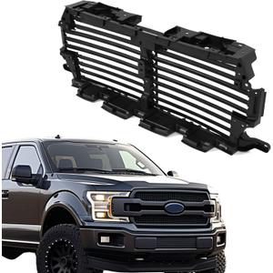 HECASA Front Radiator Shutter Compatible with 2018-2020 Ford F150 Active Grille Shutter Upper Radiator Grille Air Shutter Control Actuator Motor Assembly Replacement for JL3Z8475D(Will Not Fit Raptor)
